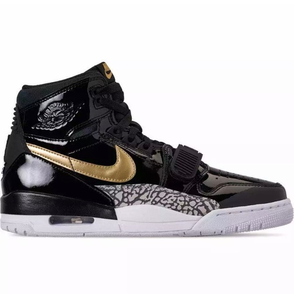jordan legacy 312 black metallic gold